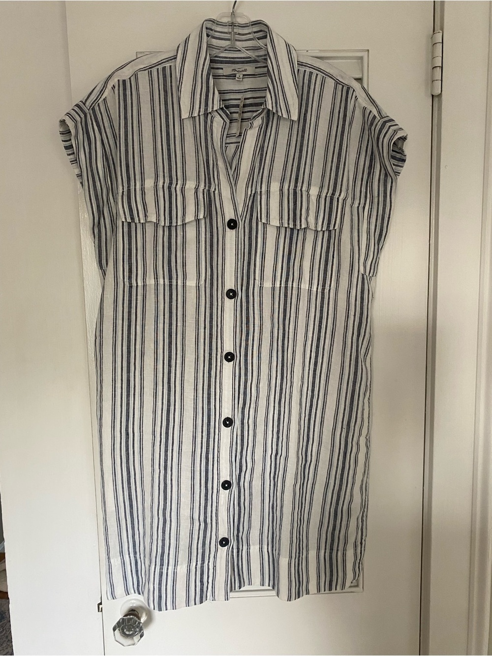 Madewell Linen Utility Shirtdress